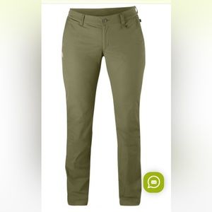 Fjallraven Abisko Stretch Trousers Olive Green Like New 34